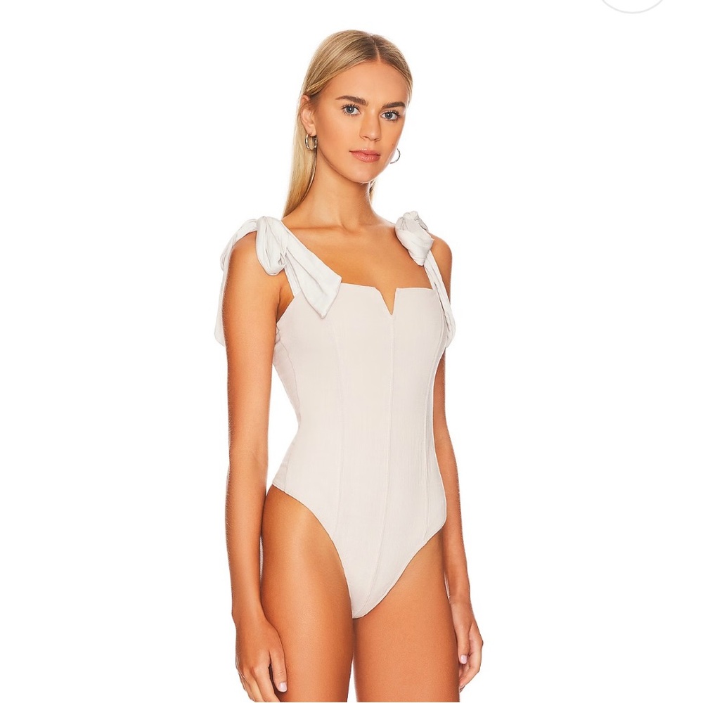 Free People Lola Bodysuit in Harvest Moon